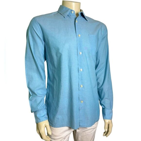 John Varvados USA L/S Casual Men’s Button Down Gently Pre-Loved Condition Sz L - Picture 3 of 9